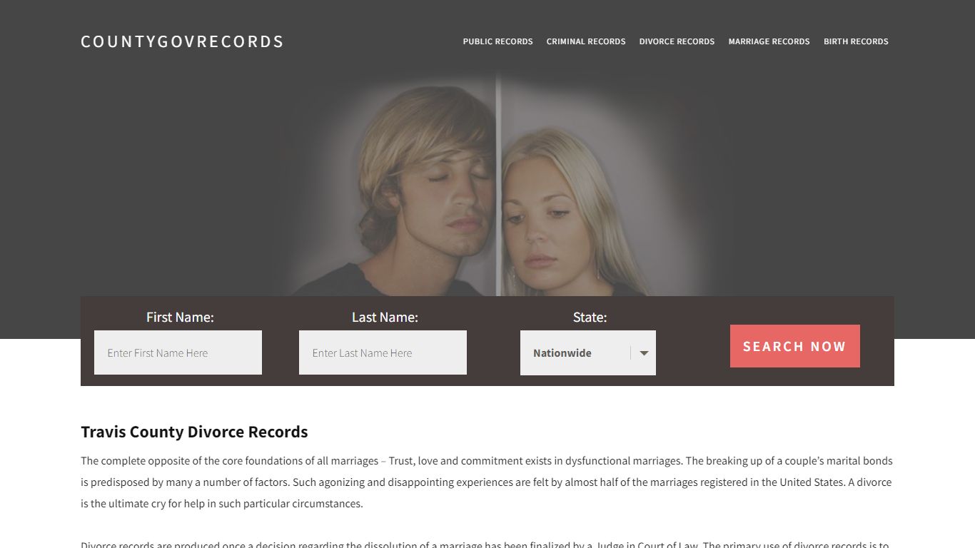 Travis County Divorce Records | Enter Name and Search|14 Days Free